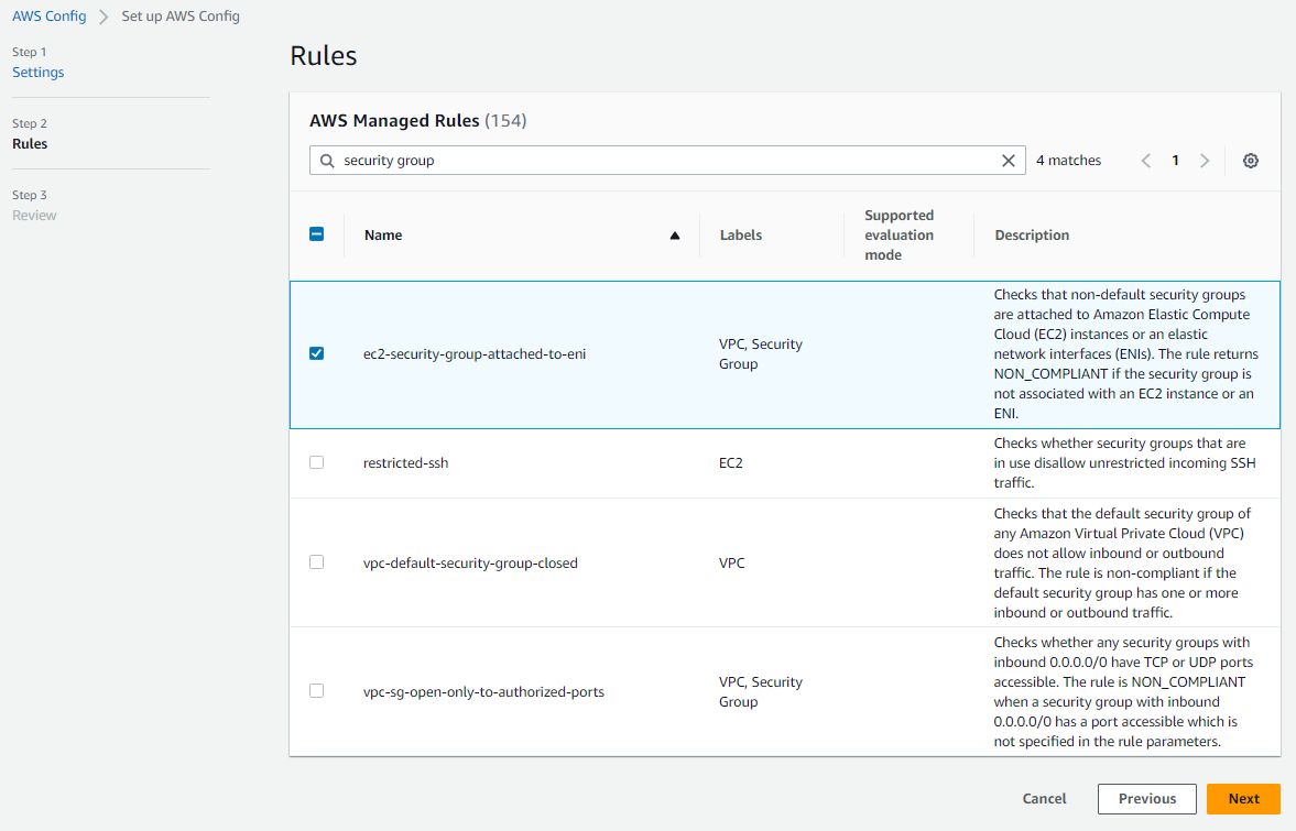 AWS-Config-EC2-Security-Group