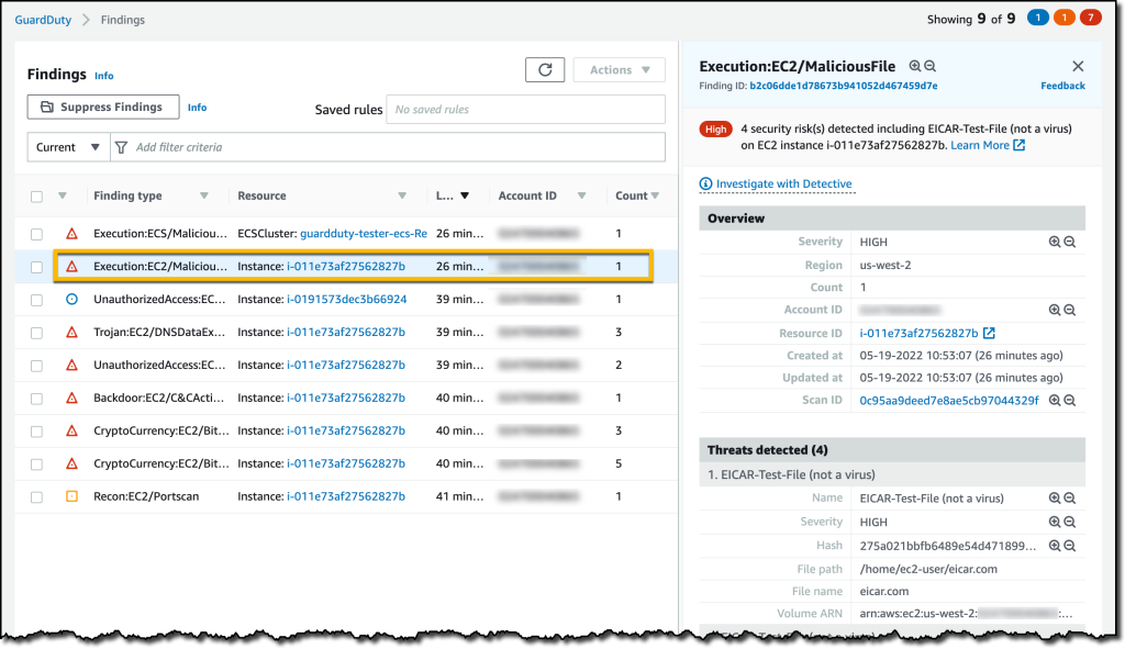 guardduty-malware-protection-finding-selected